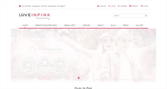 Desktop Screenshot of loveinpink.com